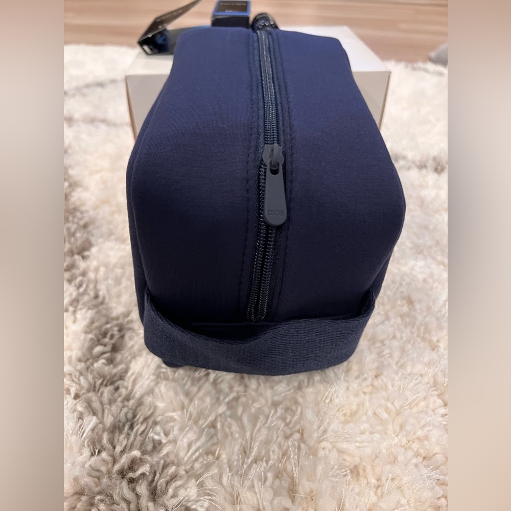 New Dior navy cosmetic case toiletry bag - Picture 6 of 13